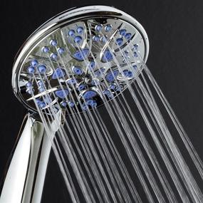 img 1 attached to 🚿 Advanced 6-setting Hand Shower by AquaDance with Powerful Antimicrobial/Anti-Clog Technology, Nozzle Protection against Mold, Mildew & Bacteria, for a Superior Shower Experience!