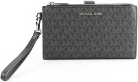 img 2 attached to Michael Kors Double Wristlet Black