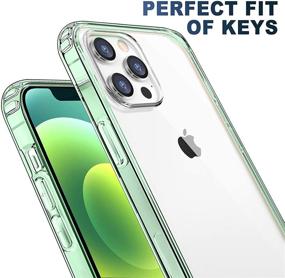 img 2 attached to Mkeke Green iPhone 12/12 Pro Case - Stylish, Protective Cover for 6.1 Inch 2020 iPhones