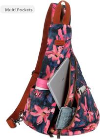 img 2 attached to Colorful Crossbody Backpack Shoulder Daypack Backpacks