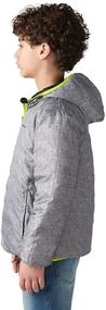 img 1 attached to Eddie Bauer Reversible Hooded Peacoat Boys' Clothing