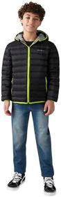 img 3 attached to Eddie Bauer Reversible Hooded Peacoat Boys' Clothing