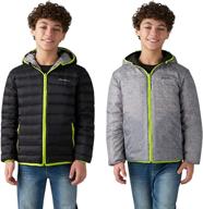 eddie bauer reversible hooded peacoat boys' clothing logo