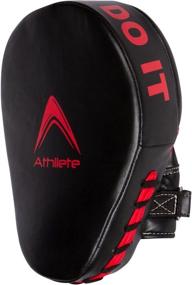 img 1 attached to 🥊 Enhance Your Boxing and MMA Skills with Athllete Curved Focus Pad - Muay Thai, Hook and Jab Kickboxing Punching Shield