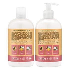 img 3 attached to 🍉 SheaMoisture Women's Papaya Neroli All Day Frizz Control Shampoo and Conditioner, 13 Fl Oz (Pack of 2)