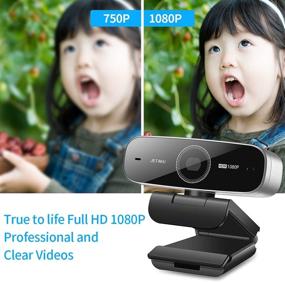 img 3 attached to 🎥 High Definition Autofocus 60Fps Webcam with Microphone - Ideal for Streaming, Video Calling, and Recording JETAKU Full HD Web Camera Plug and Play - Windows/Android/Google/Mac Compatible