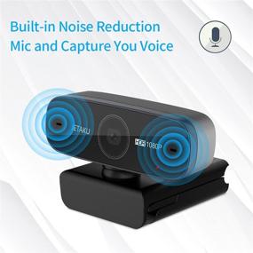 img 1 attached to 🎥 High Definition Autofocus 60Fps Webcam with Microphone - Ideal for Streaming, Video Calling, and Recording JETAKU Full HD Web Camera Plug and Play - Windows/Android/Google/Mac Compatible