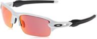 🕶️ stylish oakley kids' oj9005 flak xs rectangular sunglasses: maximum uv protection for young eyes logo