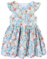 👗 cute cartoon prints summer casual dress for little girls: mud kingdom logo