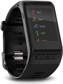 img 3 attached to 🏋️ Обновленные часы Garmin Vívoactive HR GPS: черные, обычная посадка - Получайте форму, оставайтесь активными!