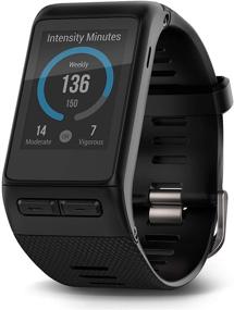 img 1 attached to 🏋️ Обновленные часы Garmin Vívoactive HR GPS: черные, обычная посадка - Получайте форму, оставайтесь активными!