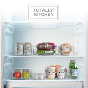 img 1 attached to 🥚 BPA Free Fridge Organizer: Totally Kitchen Plastic Egg Holder with Lid & Handles | Refrigerator Storage Container | Clear 14 Egg Tray