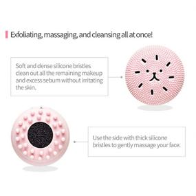 img 2 attached to ETUDE HOUSE My Beauty Tool Silicone Brush - Multi-functional Deep Pore Cleansing Sponge & Brush, Exfoliating, Massage, and Cleansing Soft Brush