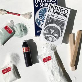 img 1 attached to 🎨 Indigo Shibori Dye Kit with Natural Ingredients