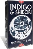 🎨 indigo shibori dye kit with natural ingredients logo