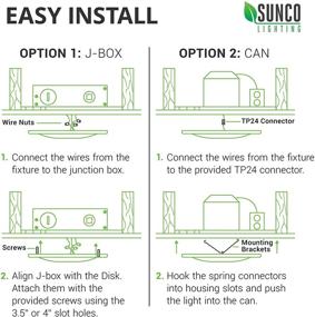 img 2 attached to Enhance Your Space with Sunco Lighting Downlight Dimmable Hardwire Industrial Electrical in Lighting Components