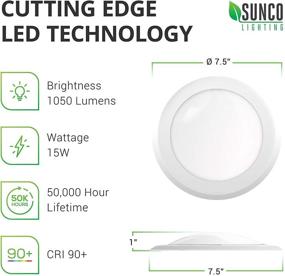 img 3 attached to Enhance Your Space with Sunco Lighting Downlight Dimmable Hardwire Industrial Electrical in Lighting Components