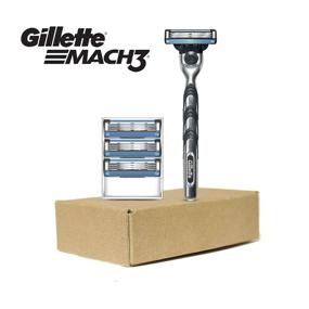 img 3 attached to 🪒 Gillette Mach3 Razors for Men: 1 Razor with 4 Refills, Ultimate Shaving Precision