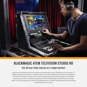 img 1 attached to 🎥 Enhanced Live Production Switcher: Blackmagic Design ATEM Television Studio HD with Complete Accessory Bundle