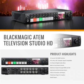 img 3 attached to 🎥 Enhanced Live Production Switcher: Blackmagic Design ATEM Television Studio HD with Complete Accessory Bundle