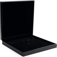 📦 oirlv black jewelry set box: stylish storage for rings, earrings, and big necklaces logo