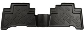 img 1 attached to Husky Liners 65961: Durable Black Floor Mat for 2007-2014 Toyota FJ Cruiser - Classic Style 2nd Seat