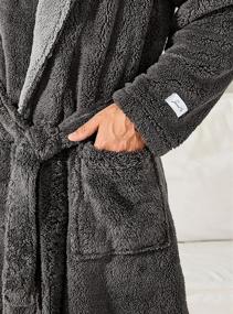 img 1 attached to 👘 Men's Lightweight Luxurious Bathrobe with Pockets - SlumberMee Clothing