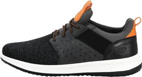 img 2 attached to 👟 Stay in Style with Skechers Classic Fit Delson Camden Black Men's Fashion Sneakers