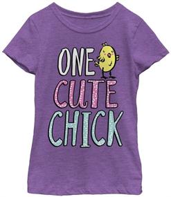 img 1 attached to Cute Chick Easter Tee for Girls: Fifth Sun's Adorable & Stylish Choice