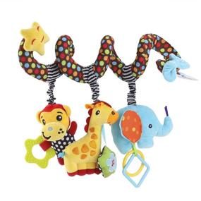 img 4 attached to TOYMYTOY Spiral Stroller Elephant Educational