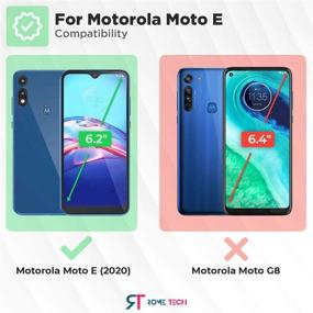 img 3 attached to 📱 Чехол с клипсой Rome Tech для телефона Moto E 2020 - Стильный прочный защитный чехол с подвеской, защита и удобная подставка для телефона, совместим с Motorola Moto E, черный.