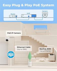 img 3 attached to 📷 REOLINK 5MP 8CH Home Security Camera System: Wired 5MP Outdoor PoE IP Cameras, 8CH NVR with 2TB HDD - 24-7 Recording, RLK8-520D4-5MP