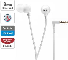 img 3 attached to 🎧 Sony MDR-EX15AP/W EX Earbud Headset White - Audio/Video, MDREX15AP Model