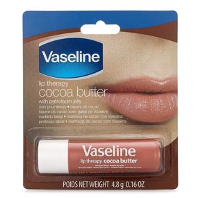 img 3 attached to 💄 Vaseline Lip Therapy Stick with Petroleum Jelly - Cocoa Butter (Pack of 3) for Ultimate Lip Care