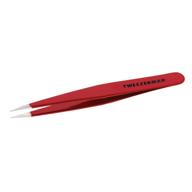 🔴 tweezerman 1241-rr signature red point tweezer logo