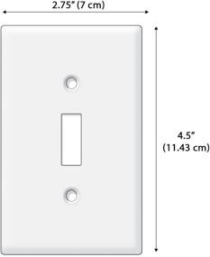 img 3 attached to WIRESTER Single Toggle Light Switch Electrical in Wall Plates & Accessories