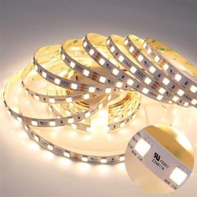 img 3 attached to 🌈 LEDENET Tunable White LED Strip Lights - Adjustable Color Temperature from Warm White 2700K to Cold White 6500K - 24V 60W SMD 5050 300LEDs Lighting - UL Listed