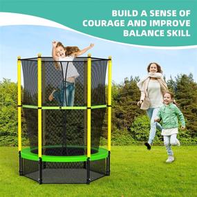 img 1 attached to 🤸 Roanude Trampoline Enclosure: Exciting Activities for Toddlers' Fun and Safety