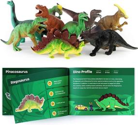 img 3 attached to 🦖 Educational Dinosaur Toys: Boley Pack Action Figures & Statues