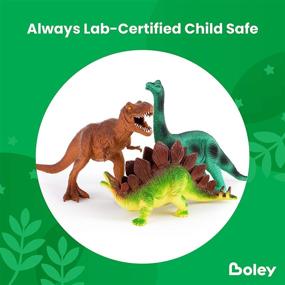 img 1 attached to 🦖 Educational Dinosaur Toys: Boley Pack Action Figures & Statues