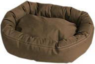 cpc brutus tuff comfy cup pet bed, olive, 27-inch logo