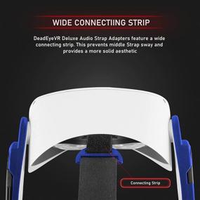 img 2 attached to Усиливающий переходник для дополнительного звукового ремня DeadEyeVR Deluxe Audio Strap (DAS) FrankenQuest для вашего Quest 2 - синий.