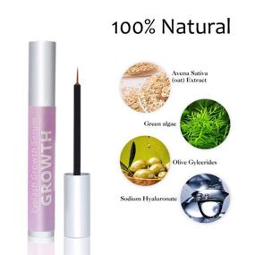 img 2 attached to 👁️ Enhancing Eyelash Growth Serum: Natural Formula for Stronger, Thicker and Longer Lashes, Rapid Brow Growing Treatment