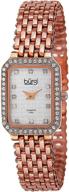 burgi womens bur098rg tone gold stainless logo