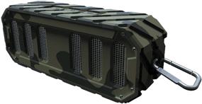 img 1 attached to Rock on Any Adventure with the TUNES2GO WBS-GBC Rugged Rocker Waterproof Bluetooth Speaker