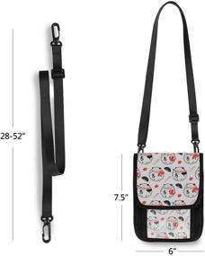 img 1 attached to ALAZA Crossbody Wallet Passport Holder Women's Handbags & Wallets and Crossbody Bags