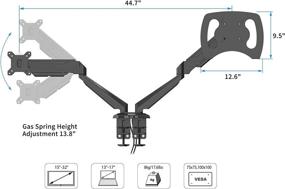 img 3 attached to Adjustable Monitor Monitors Grommet Mounting