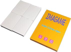 img 3 attached to 🃏 IMAGAME White Blank Playing Cards – DIY Flash Cards, Study Games, Learning Tools, Message & Gift Cards – 180PCS Poker Size