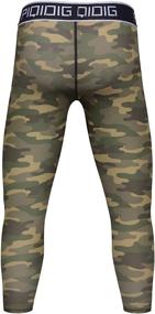 img 3 attached to PIQIDIG Compression Basketball Tights Leggings Boys' Clothing : Active