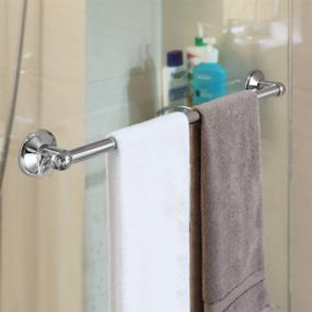 img 2 attached to 🧺 Enhance Your Bathroom Decor with the Hotel Spa AquaCare Series Insta-Mount 18" Towel Bar